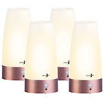 2er SET dimmbare Outdoor Akku Tischlampen ohne Stromkabel - Höhe 38cm