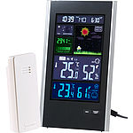 Station météo sans fil radio-pilotée avec 3 capteurs extérieurs : FWS-400 [Infactory