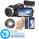 Fotocamera 5K 48MP Con WiFi, Autofocus, Stabilizzazione 6 Assi, Zoom 16x E 2 Batterie – Kit Completo Con Scheda 32GB E Filtro UV