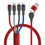 Goobay 51550 - Cavo patch Cat 6 ad alta velocità, 90 gradi, Ethernet