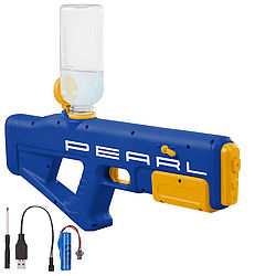 Speeron Wasserspritzen Kinder: Kinder-XL-Wasserpistole mit 1.600-ml-Wassertank, 3 Strahlarten (Spritzpistole Wasser Kinder)
