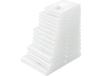 PEARL Universal Vakuumbeutel: 15er-Set Vakuumbeutel für Kleidung, wiederverwendbar, in 5 Größen (Vakuumtaschen)