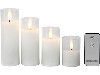 glas weihnachten Bonboniere Ø11cm H21cm Weihnachtsdekoration 2er Set HEISKA main image 0