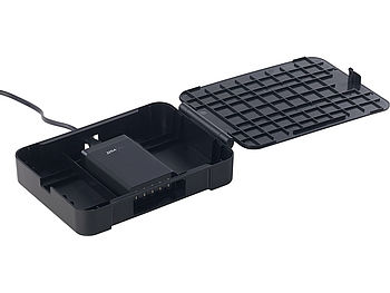 SooPii Stazione Di Ricarica USB 50W A 6 Porte Con 6 Cavi Inclusi – Organizza E Carica Smartphone, Tablet, IWatch E AirPods
