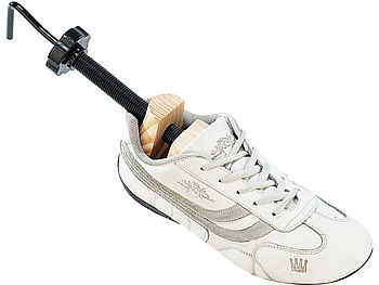 infactory Schuh Dehner: Schraub-Schuhdehner aus Echt-Holz für Damenschuhe (Holzschuhspanner)