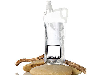 PEARL Flasche faltbar: Faltbare Trinkflasche für Sport & Freizeit, 2 Liter (Rucksack-Flaschen)