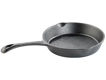 TS Bratpfanne: Gusseisen-Pfanne, 16,5 cm (Bratpfanne Induktion)