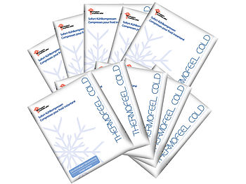 newgen medicals Kühlpad: Sofort-Kühlkompressen im 10er-Vorteils-Pack (Kühlpads Kinder)