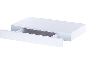 Carlo Milano Regal-Schublade: Wandregal mit versteckter Schublade, 40 x 5 x 25 cm(Versandrückläufer) (Buch-Regal)