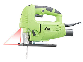 AGT Professional Werkzeuge: Professionelle Laser-Stichsäge mit LED-Licht, 3.000 U/Min., 800 Watt (Elektrische Stichsäge)