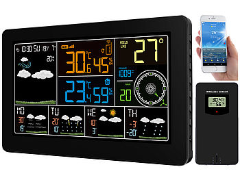 FanJu FJ3391 Stazione meteorologica wireless con sensore esterno sveglia con proiezione