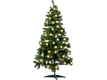infactory Weihnachtsbaum mit LED: Künstlicher Weihnachtsbaum, 180 cm,465 PVC-Spitzen (Versandrückläufer) (Künstlicher Weihnachtsbaum mit LED)