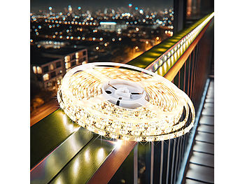 PEARL LED Lichtband: LED-Streifen LE-300MA, 3 m, warmweiß, Outdoor IP65 (LED Band Outdoor)