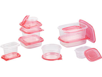 Rosenstein & Söhne Tupperdosen Set: 120-teiliges XXL-Frischhaltedosen-Set BASIC (60 Dosen) (Dosenset)