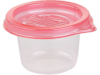 Rosenstein & Söhne Tupperdosen Set: 120-teiliges XXL-Frischhaltedosen-Set BASIC (60 Dosen) (Dosenset)