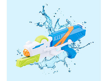 Speeron Spritzpistole: XL-Kinder-Wasserpistole mit extra-großem Wassertank, 850 ml (Wasserspritze Kinder)