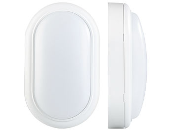 Luminea Kellerlicht: Juego de 2 lámparas LED a prueba de golpes para ambientes húmedos, 1.500 lm, 15 W, 4000 K, IP54 (Kellerlicht LED)