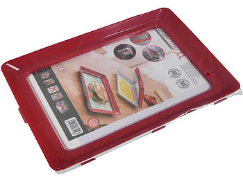 Genius Ideas Aufschnitt Boxen: XL-Frischhaltedose für Wurst- und Käse- Aufschnitt (Aufschnittbox Glas)