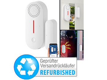 VisorTech sensor de puerta WiFi: Alarma de puerta y ventana WiFi 2 en 1 ...