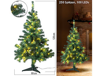 infactory Christmas Trees: Weihnachtsbaum mit Bodenständer, 120 cm, Versandrückläufer (Künstlicher Weihnachtsbaum)