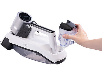 Sichler Polsterreiniger: Akku-Waschsauger m. Motorbürste f. Polster & Textilien mit Ersatz Akku (Textilreiniger)