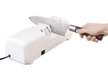 Elektrischer Profi-Diamant-Messerschärfer, Grob- und Feinschliff, 60 W