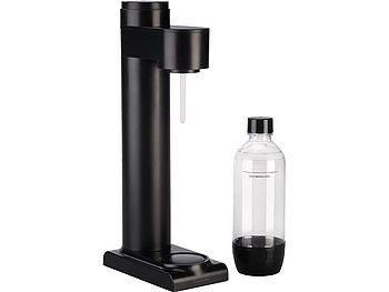 Rosenstein & Söhne Wassersprudler Küche: Soda-Wassersprudler mit 5 1-Liter-Flaschen, Soda-Stream-kompatibel (Soda Streamautomaten)