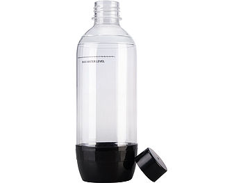 Rosenstein & Söhne Wassersprudler Küche: Soda-Wassersprudler mit 5 1-Liter- Flaschen, Soda-Stream-kompatibel (Soda Streamautomaten)