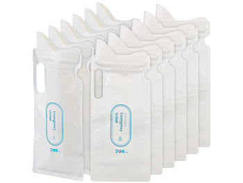 Semptec borsa per urina: 48er-Set Urinbeutel für unterwegs, je 700 ml Fassungsvermögen (borsa per urina da toilette)